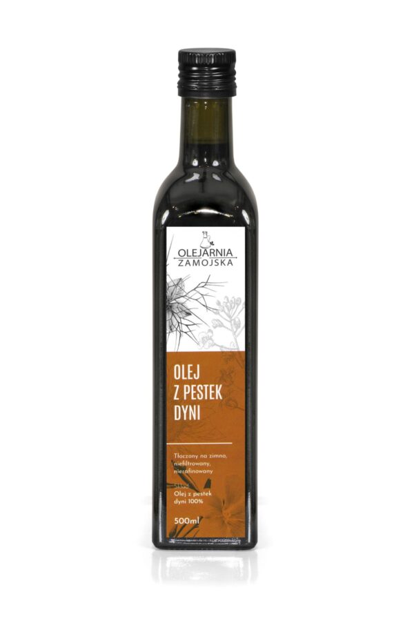 Olej z Pestek Dyni 500ml Olejarnia Zamojska