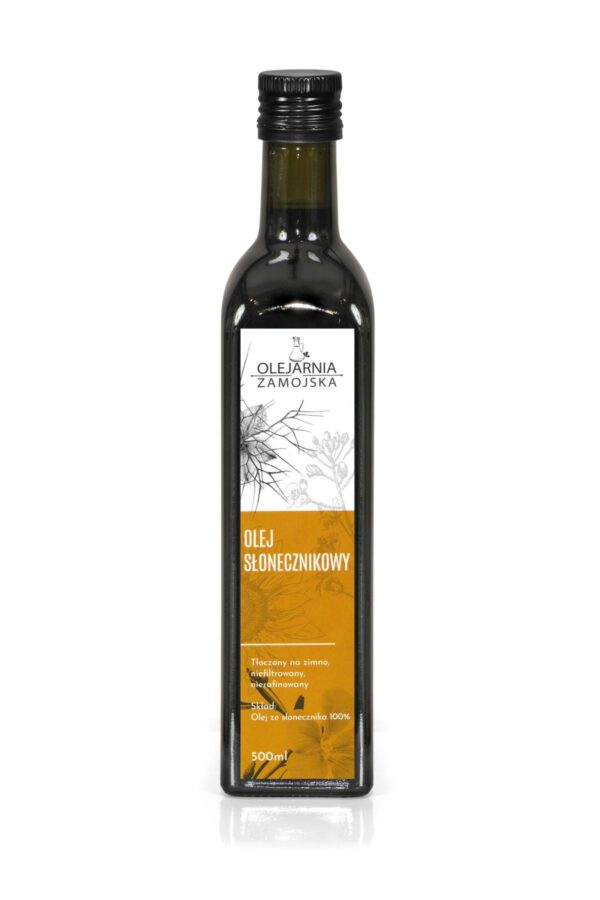 Olej Słonecznikowy 500ml Olejarnia Zamojska