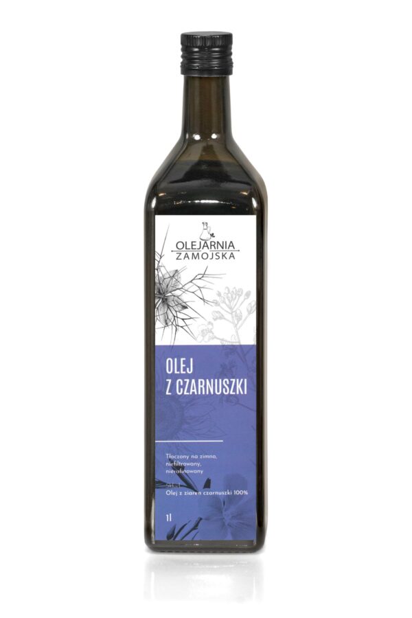 Olej z Czarnuszki 1L Olejarnia Zamojska