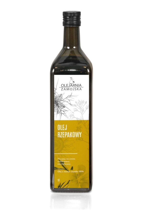 Olej Rzepakowy 1L Olejarnia Zamojska