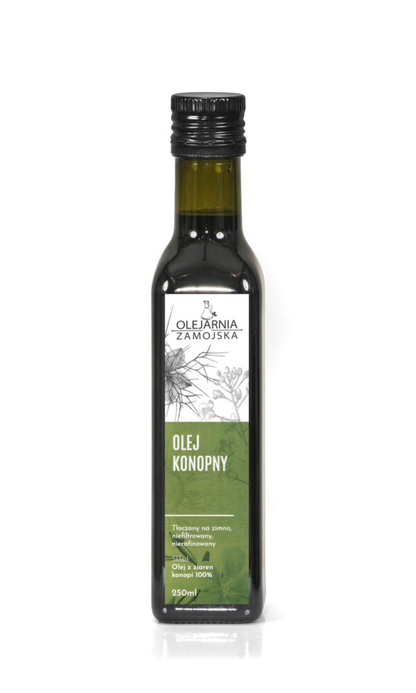 Olej Konopny 250ml Olejarnia Zamojska